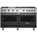 Front. Viking - Freestanding Double Oven Gas Convection Range - Graphite Gray.