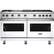 Front. Viking - Freestanding Double Oven Gas Convection Range - White.