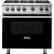 Front. Viking - 5.1 Cu. Ft. Freestanding LP Gas Convection Range - Black.