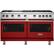 Front. Viking - Freestanding Double Oven Gas Convection Range - Apple red.