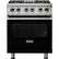 Front. Viking - 4.7 Cu. Ft. Self-Cleaning Freestanding Dual Fuel Convection Range - Black.
