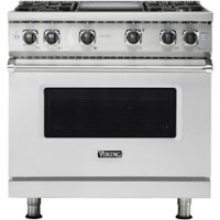 Viking - 5.1 Cu. Ft. Freestanding LP Gas Convection Range - Stainless steel - Front_Zoom
