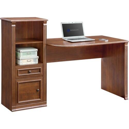 Front Standard. Whalen - Belmont Workstation - Mahogany.