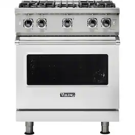 Viking - Professional 5 Series 4.0 Cu. Ft. Freestanding LP Gas Convection Range - Stainless Steel