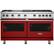 Front Zoom. Viking - Freestanding Double Oven Gas Convection Range - Apple red.