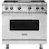 Front. Viking - 5.1 Cu. Ft. Freestanding Gas Convection Range - Stainless Steel.