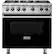 Front. Viking - 5.1 Cu. Ft. Freestanding Gas Convection Range - Black.