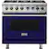 Front. Viking - 5.6 Cu. Ft. Self-Cleaning Freestanding Dual Fuel Convection Range - Cobalt Blue.