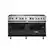 Front. Viking - Self-Cleaning Freestanding Double Oven Dual Fuel Convection Range - Graphite Gray.