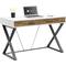 Whalen Furniture - Samford Contemporary Computer Desk - White-Front_Standard
