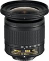Front Zoom. Nikon - AF-P DX NIKKOR 10-20mm f/4.5-5.6G VR Wide-Angle Zoom Lens for APS-C F-mount cameras - Black.