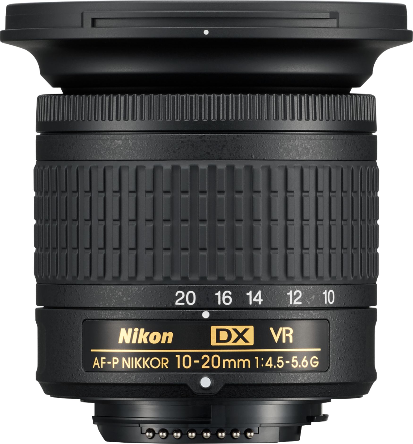 Ondergedompeld Landgoed De onze Nikon AF-P DX NIKKOR 10-20mm f/4.5-5.6G VR Wide-Angle Zoom Lens for APS-C  F-mount cameras Black 20067 - Best Buy