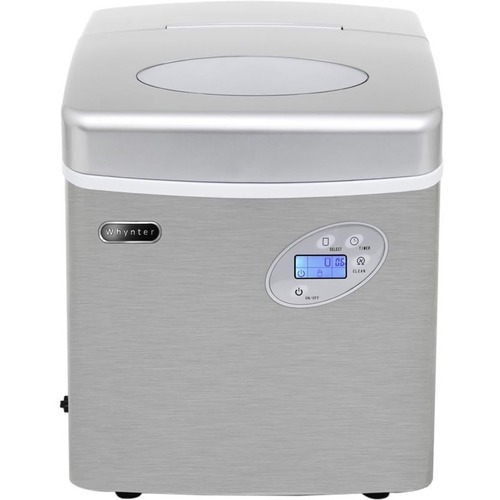 Whynter - Portable Ice Maker 49 lb Capacity - Stainless steel was $389.99 now $252.99 (35.0% off)