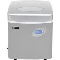 Whynter - Portable Ice Maker 49 lb Capacity - Stainless Steel - Front_Zoom