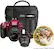 Front. Nikon - D3400 DSLR Camera with 18-55mm, 70-300mm and 35mm Lenses Parent's Kit - Red.