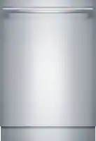 Bosch - Benchmark Series 24" Top Control Built-In Tub Dishwasher with 3rd Rack and PureDry, 38 dBA - Stainless Steel - Front_Zoom