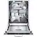 Alt View 11. Bosch - Benchmark Series Top Control Built-In Stainless Steel Tub Dishwasher with 3rd Rack and 39 dBa - Custom Panel Ready.