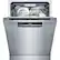 Alt View 2. Bosch - Benchmark Series Top Control Built-In Stainless Steel Tub Dishwasher with 3rd Rack and 38 dBa - Stainless steel.