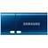 Front. Samsung - 64GB USB 3.1 Gen1, USB Type-C Flash Drive - Blue.