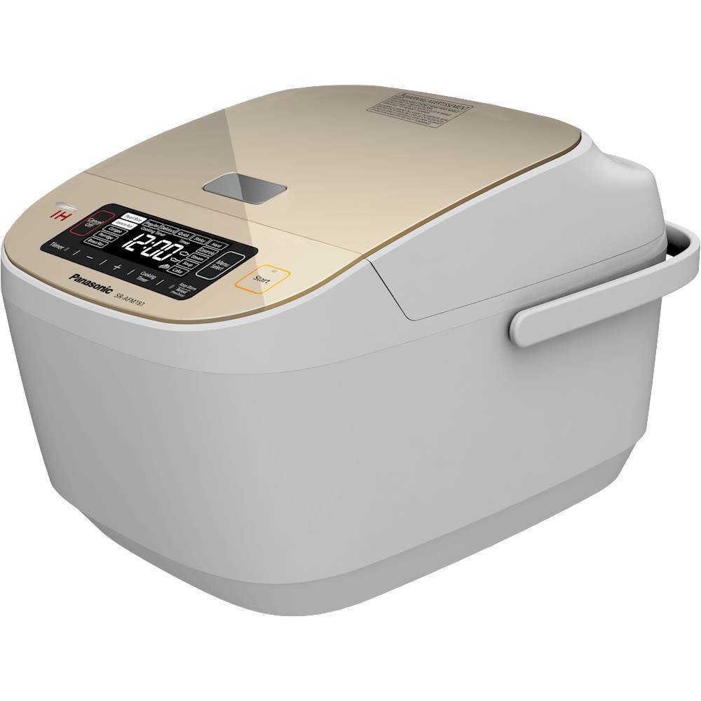 Best Buy: Panasonic 10-Cup Rice Cooker White/Champagne Gold SR-AFM187