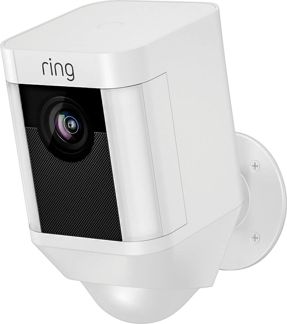 Front. Ring - Spotlight Cam Wire-free - White.