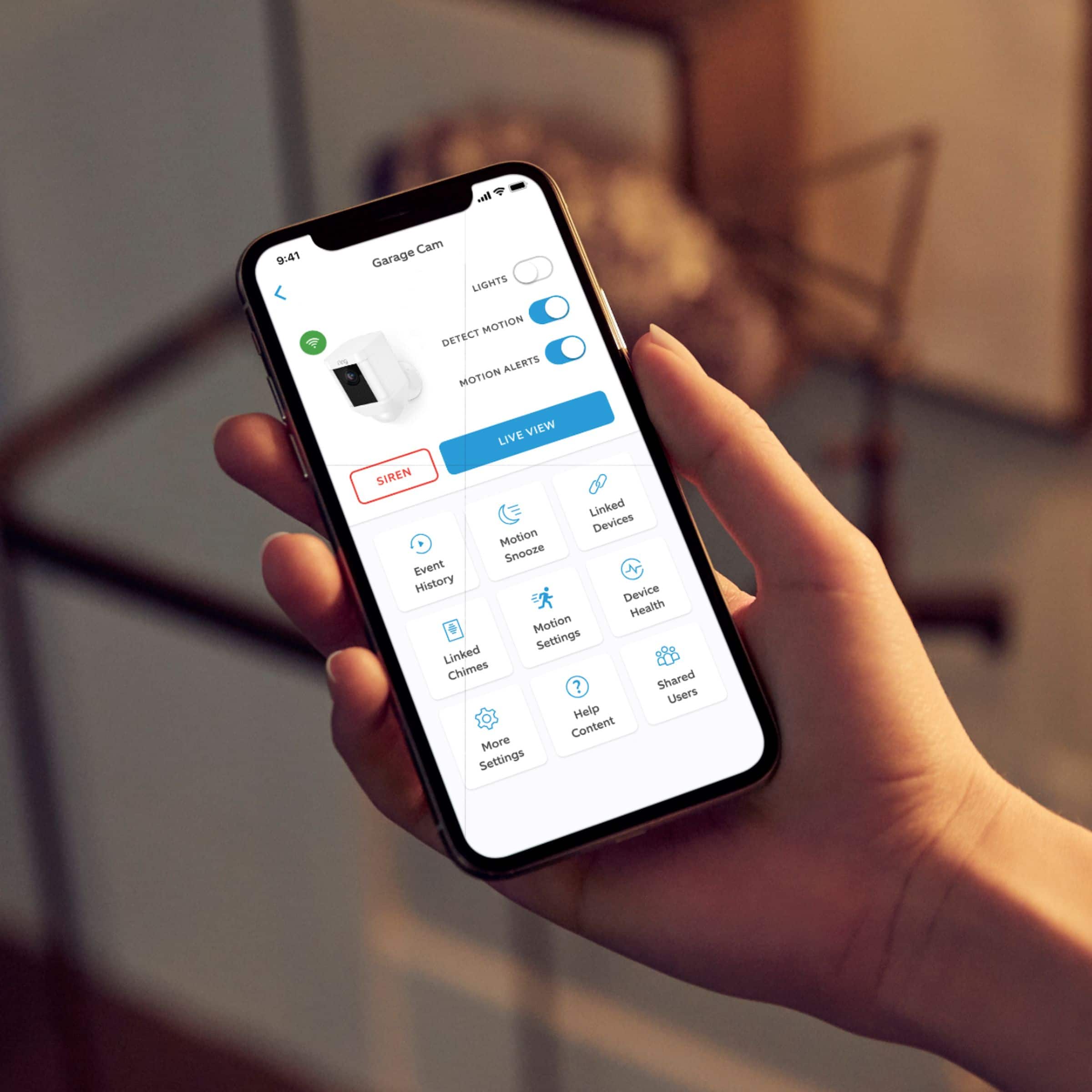 Alt View 19. Ring - Spotlight Cam Wire-free - White.