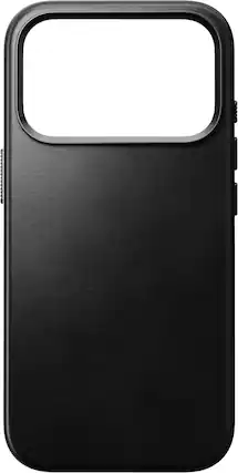 Front. UAG - Traditional Leather Series Case for Apple iPhone 18 Pro/iPhone 17 Pro Horween Leather - Black.