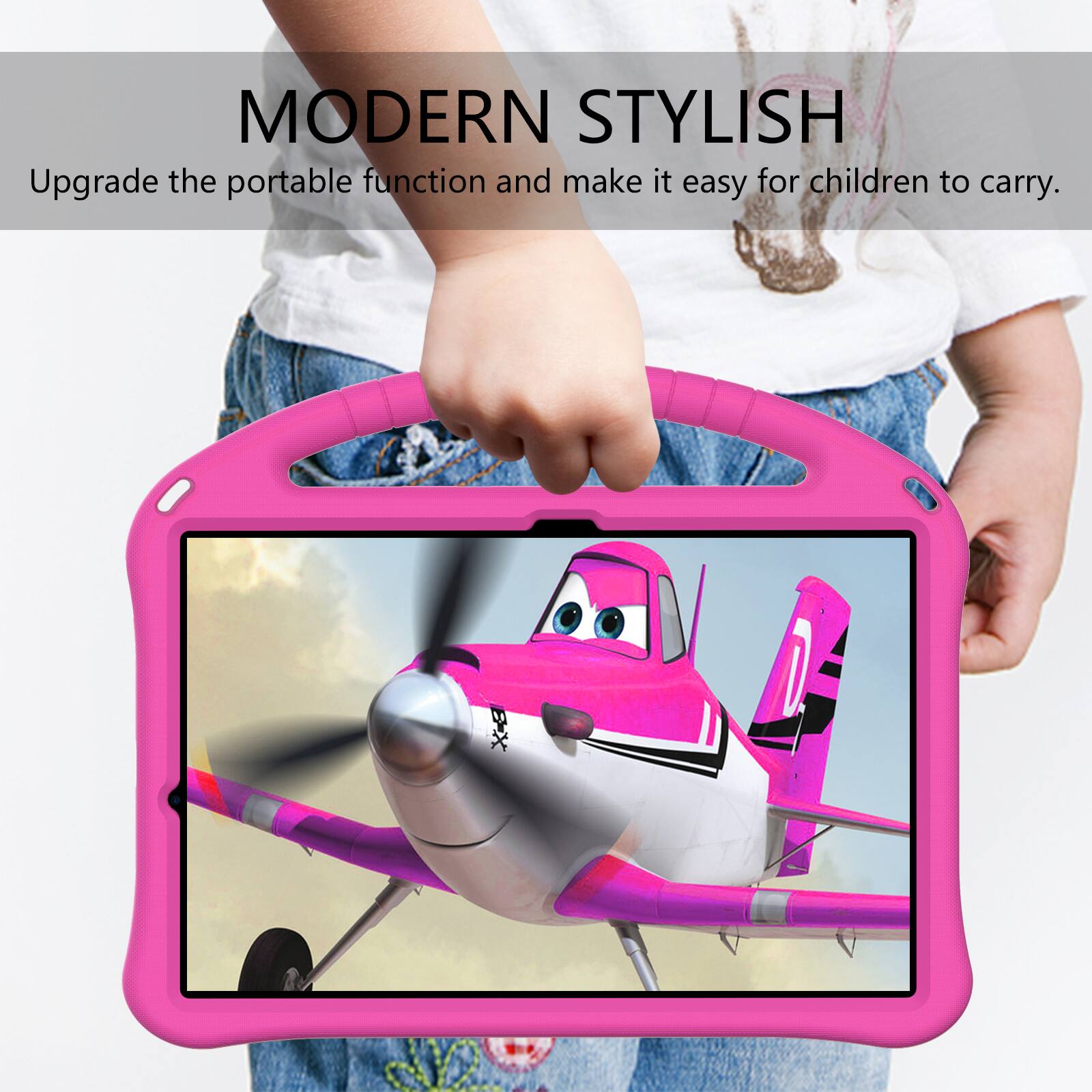 MODERN STYLISH  
Upgrade the portable function and make it easy for children to carry.