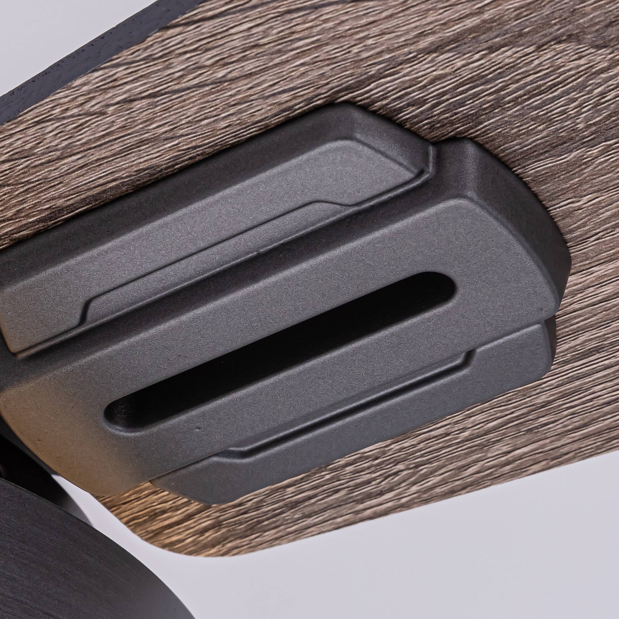 Alt View 6. Siljoy - 52-in Gray Ceiling Fan with Grey or Oak Color Blades Ceiling Fan With Light - Remote Included - Gray.