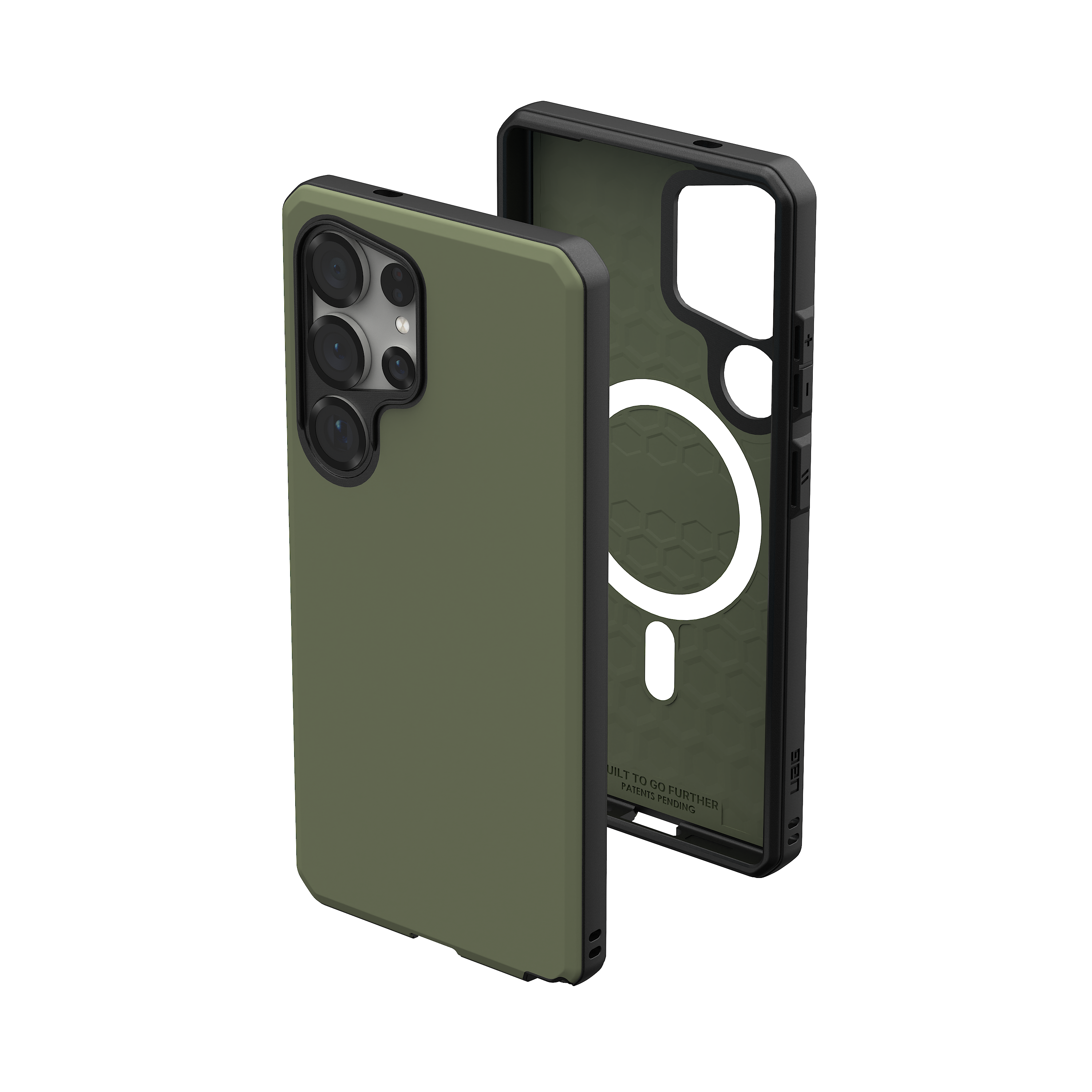 The image shows a green and black cell phone case. The case is designed to protect the phone and has a unique design. The case is open, revealing the phone inside. The case is made of hard plastic and is designed to fit the phone snugly. The case is also designed to allow the user to access all the phone's features without any hindrance. The case is a great way to protect the phone and keep it safe from scratches and other damages.