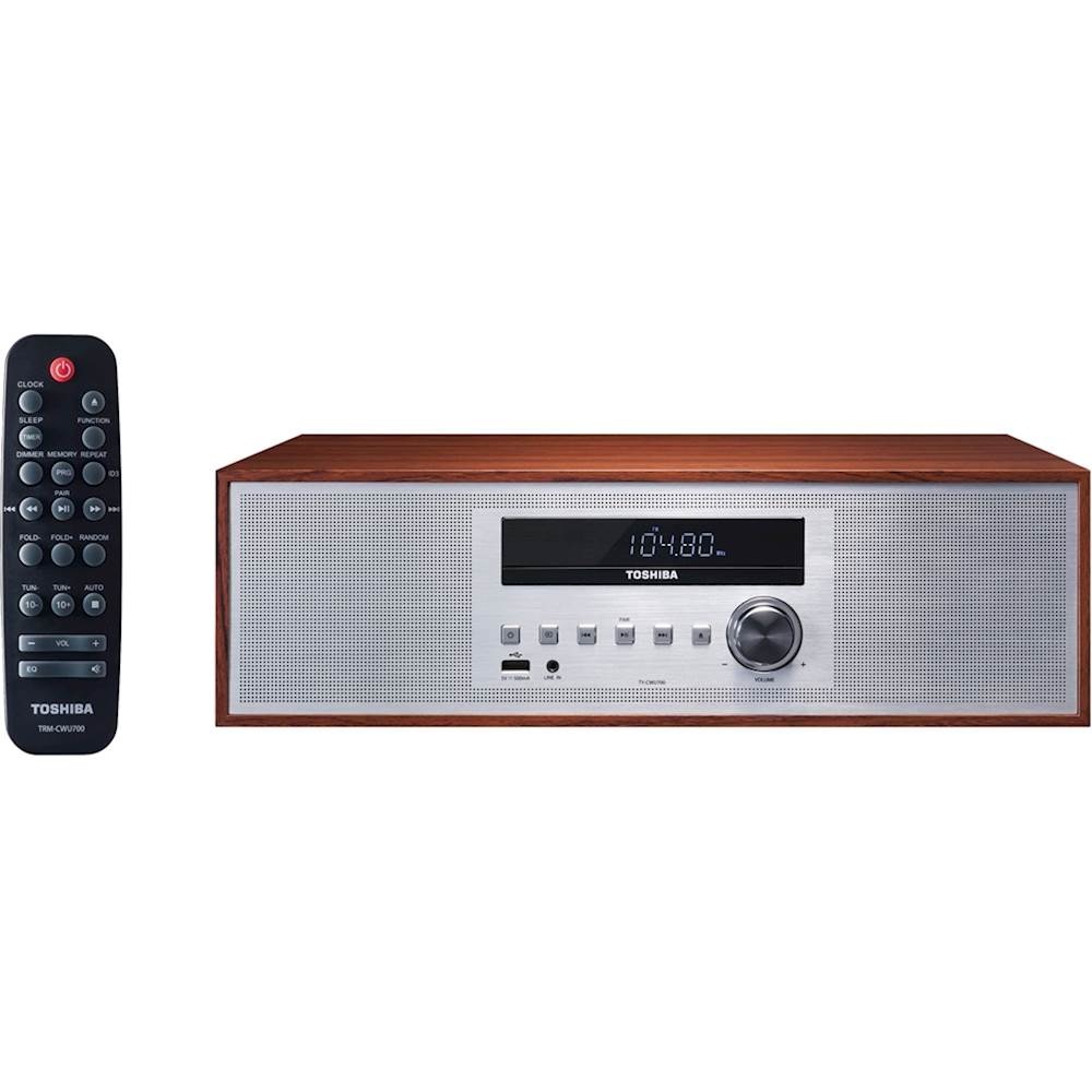 Toshiba 30W Audio System Silver/Brown TY-CWU700 - Best Buy