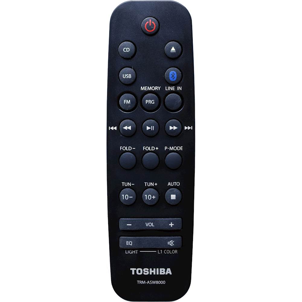 Toshiba - 800W Mini Component System - Black