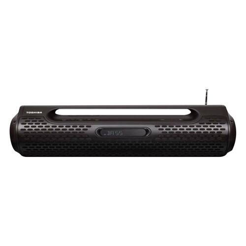 Toshiba - TY-WSP120 Portable Bluetooth Speaker - Black-Front_Standard 