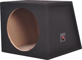 Metra - 12" Single Sealed Subwoofer Enclosure - Charcoal - Angle_Standard