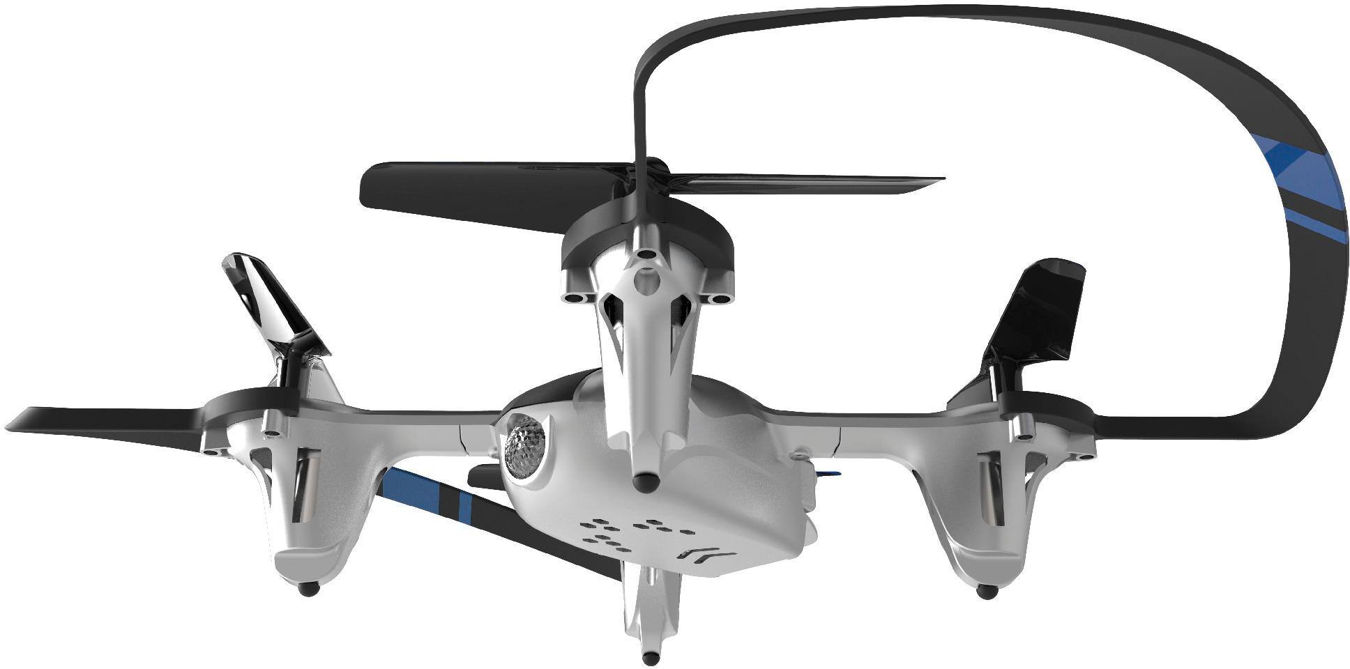 Left. Protocol - Slipstream S Stunt Drone - Silver/Black.