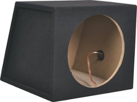 Metra - 10" Single Sealed Subwoofer Enclosure - Charcoal - Angle_Zoom