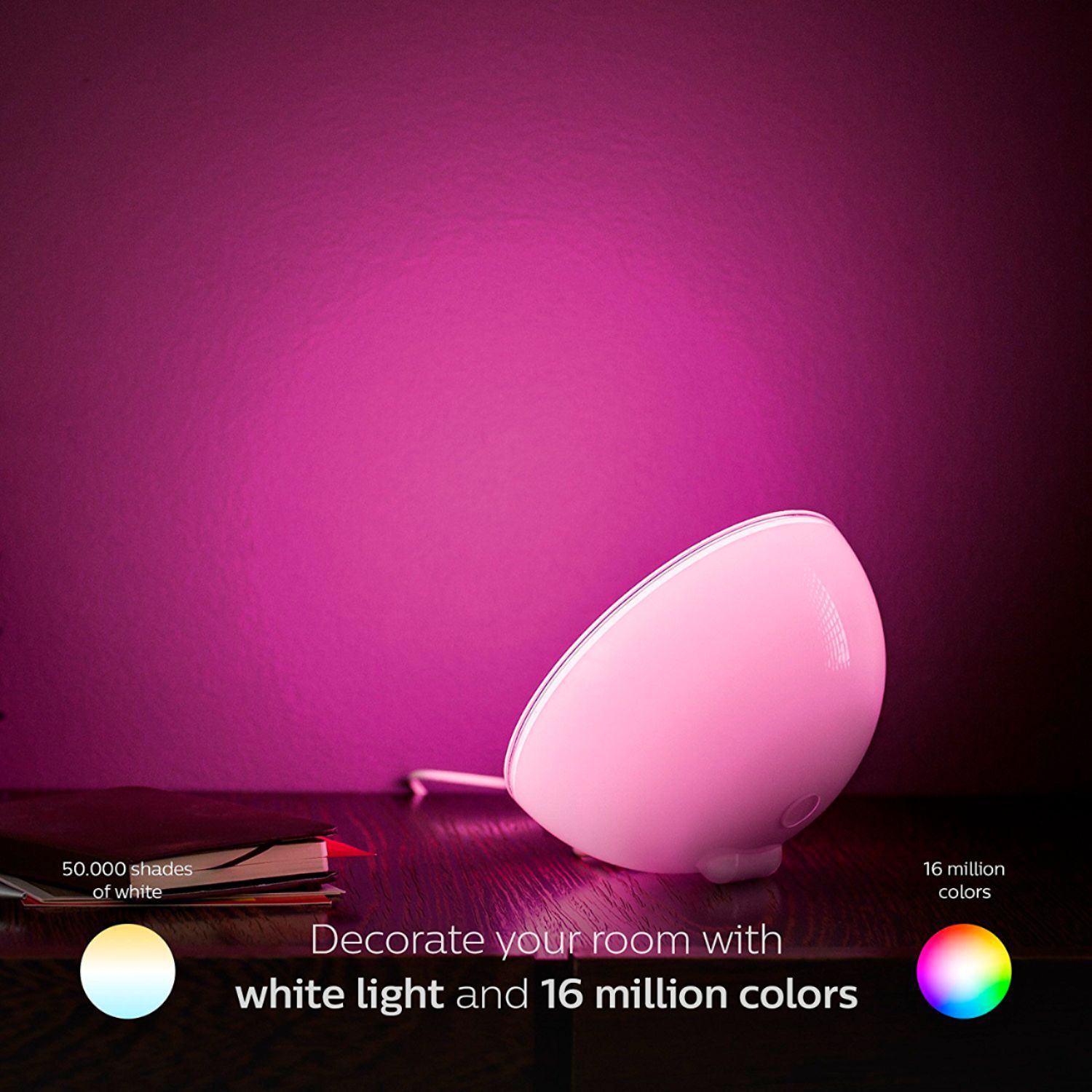 Philips Hue Go Portable Dimmable Led, Philips Hue Go Portable Wireless Smart Table Lamp