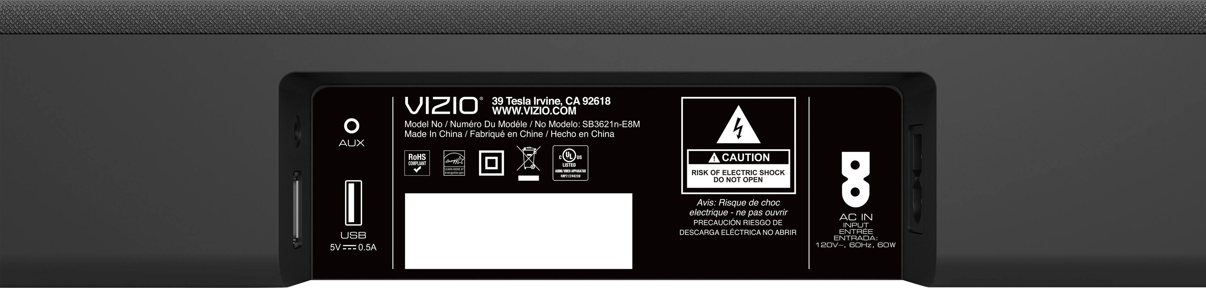 Best Buy VIZIO Geek Squad Certified Refurbished 2.1Channel Soundbar