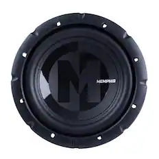 Front. Memphis Car Audio - Memphis PRX824v2 Power Reference 8" 2/4 Ohm Selectable Impedance Subwoofer - Black/Gray.