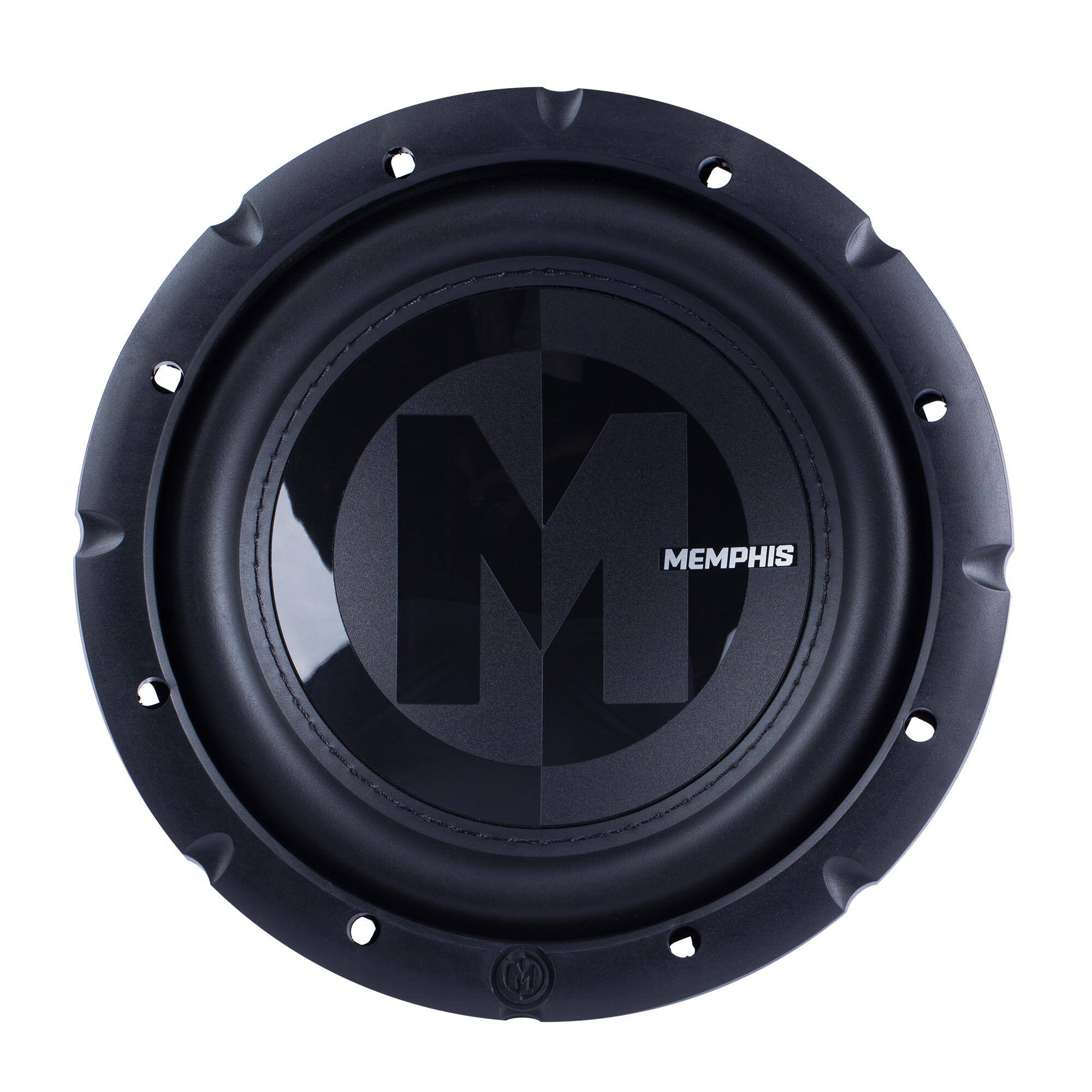 Front. Memphis Car Audio - Memphis PRX824v2 Power Reference 8" 2/4 Ohm Selectable Impedance Subwoofer - Black/Gray.