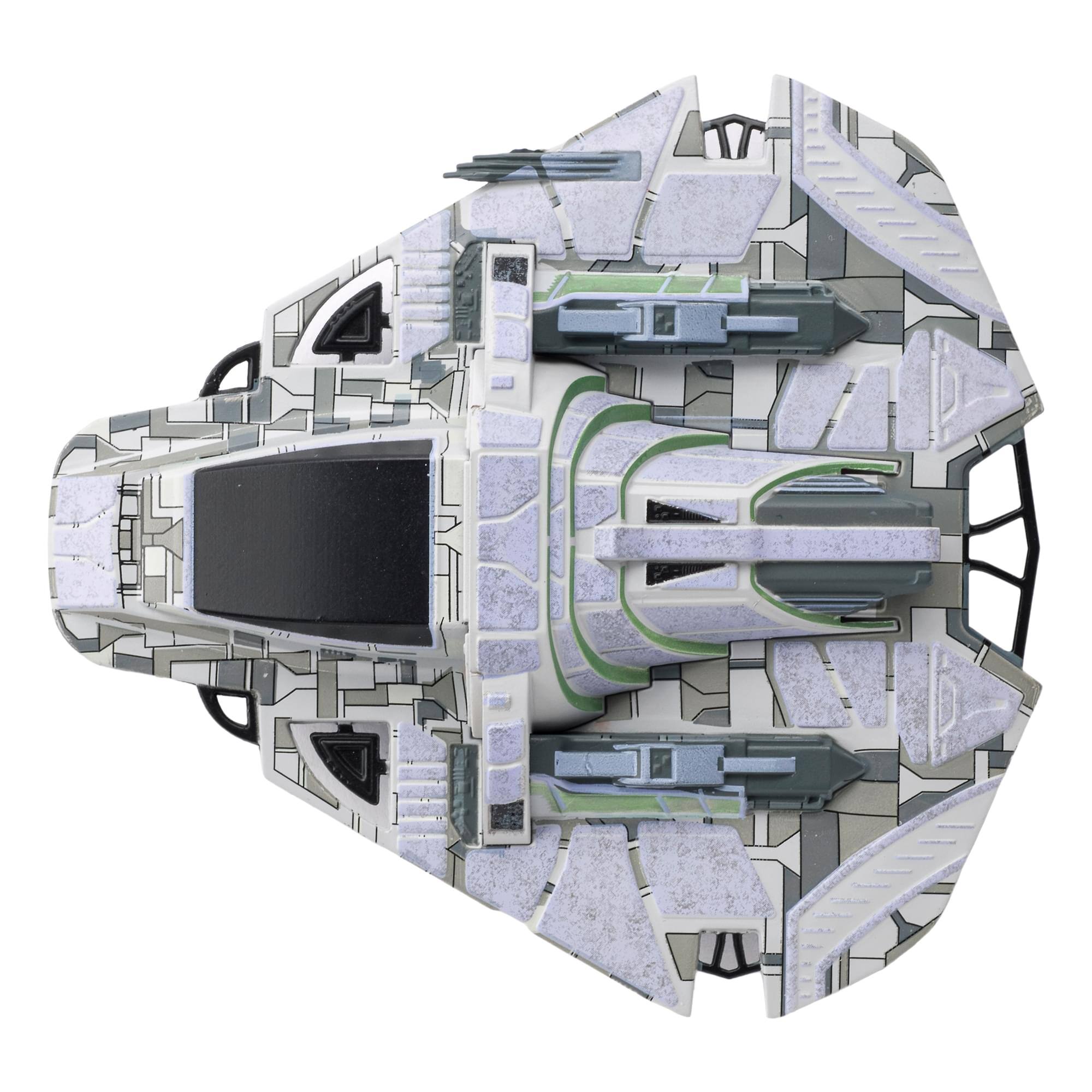 Alt View 5. Eaglemoss - Eaglemoss Star Trek Ship Replica | Bomar Patrol Ship - Grey.