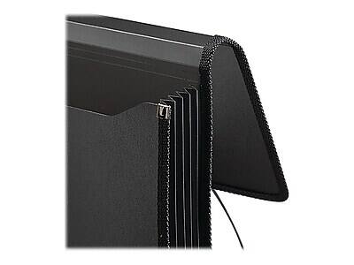 Alt View 2. Smead -  Heavy Duty Premium Poly Wallet, 5.25" Expansion, Letter Size, Black  - Black.
