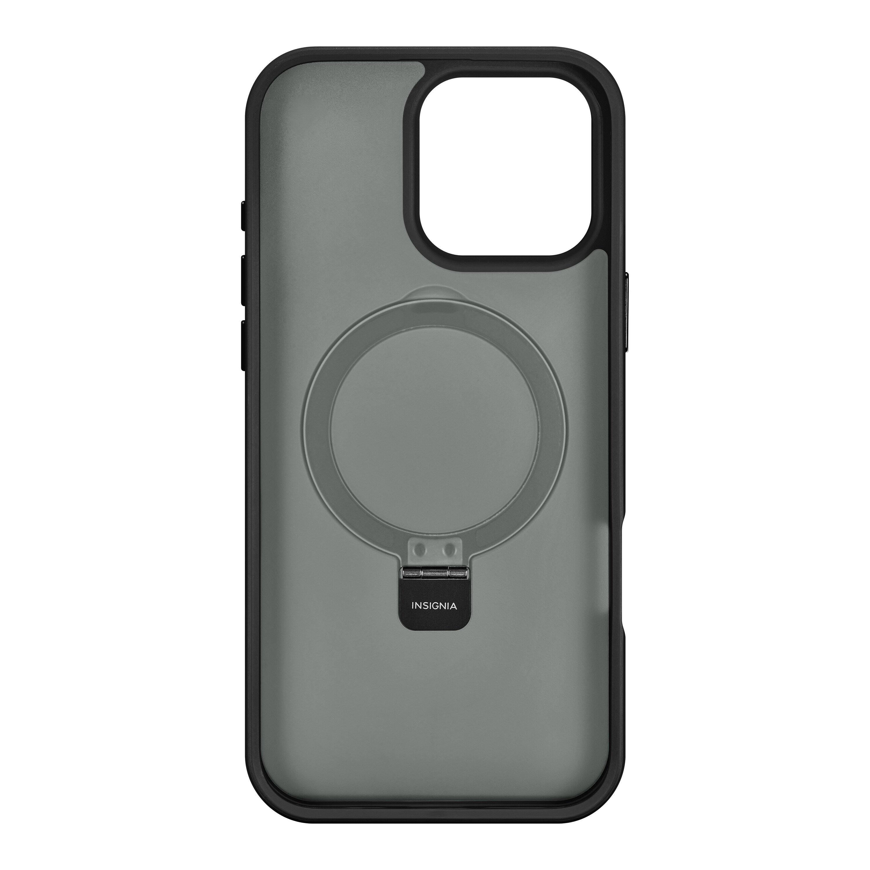 Alt View 19. Insignia™ - Hard-Shell Case with MagSafe Kickstand for iPhone 16 Pro Max - Black.