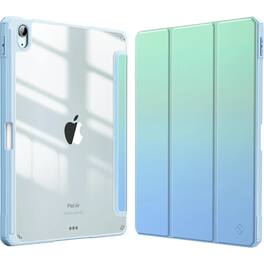 Kitcheniva - Shockproof Hybrid Slim Case For iPad Air 11 Inch M2 2024 With Pencil Holder - Seaside Ombre
