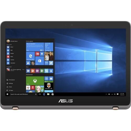 ASUS - ZenBook Flip UX360UA 2-in-1 13.3" Touch-Screen Laptop - Intel Core i5 - 8GB Memory - 256GB Solid State Drive - Metal gray-Front_Standard 