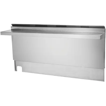 Front. Viking - High Shelf for Gas Ranges and Gas Rangetops - Stainless Steel.