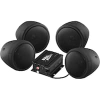 BOSS Audio - All-Terrain 1000W Speaker and Amplifier System - Black - Front_Zoom