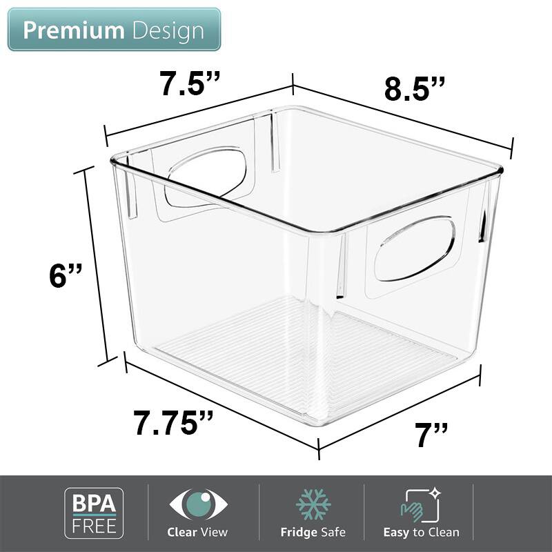 Premium Design

7.5" 8.5" 6" 7.75" 7"

BPA FREE Clear View Fridge Safe Easy to Clean
