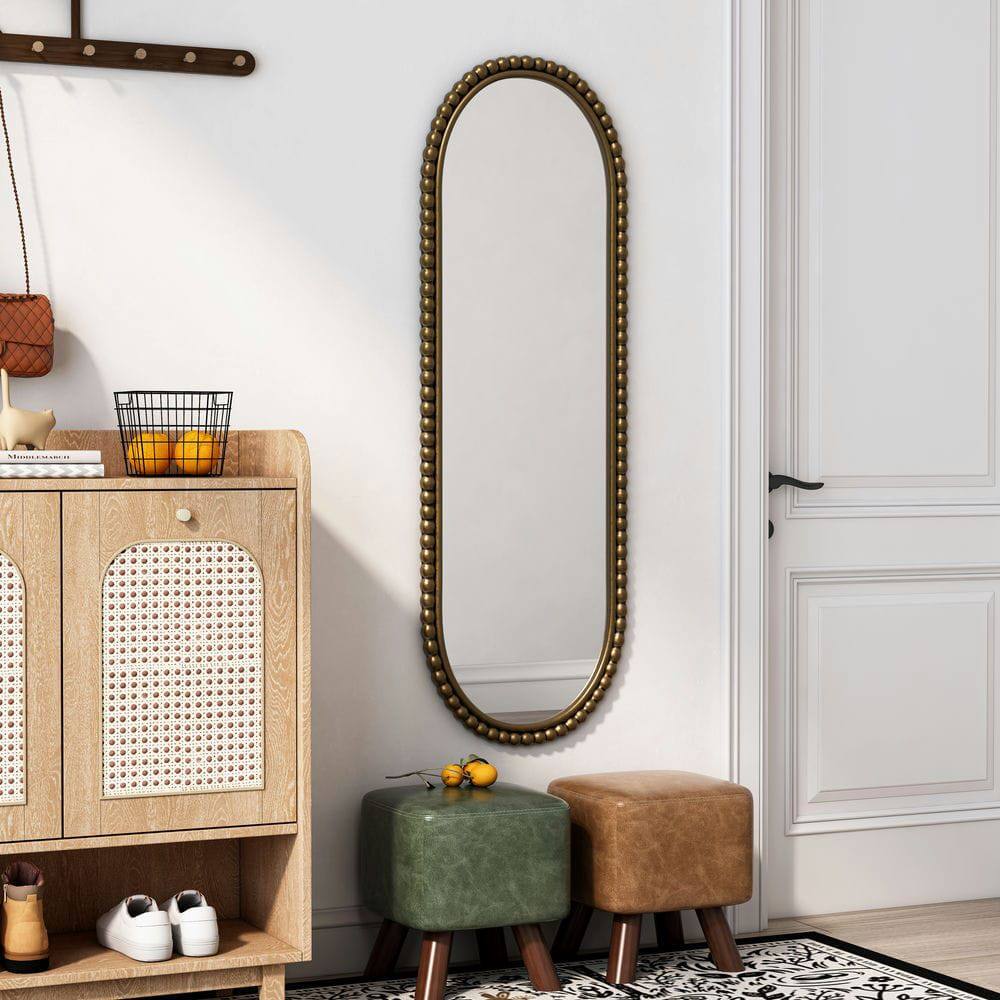 Back. Kadyn - 48"x24" Smart LED Wall Mirror, Touch Screen & Anti-Fog Design for Bathroom/Barber Shop, Antique Silver.