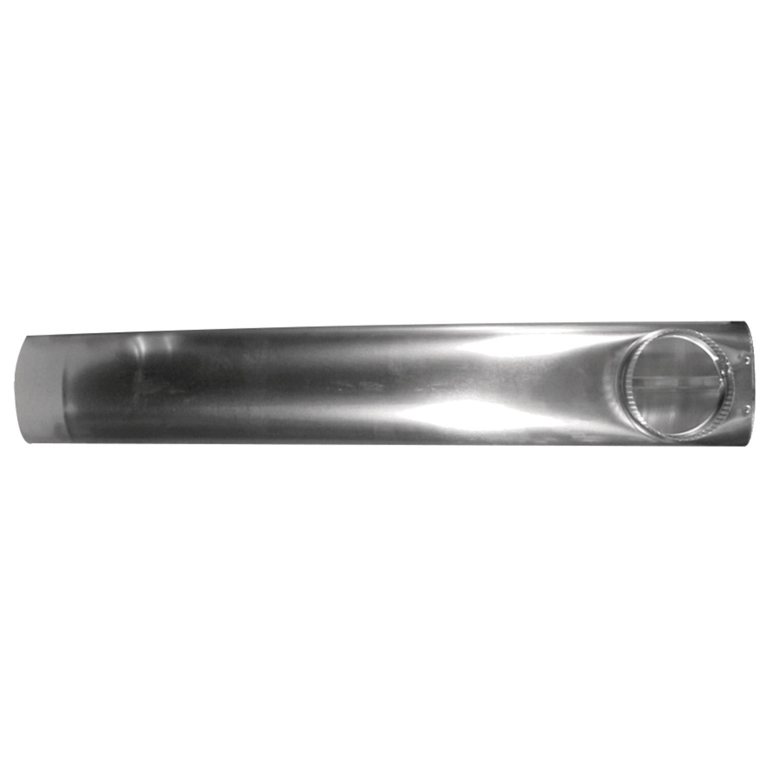 Alt View 2. Deflecto - Skinny Duct Telescoping 27" to 48" Aluminum Dryer Vent.